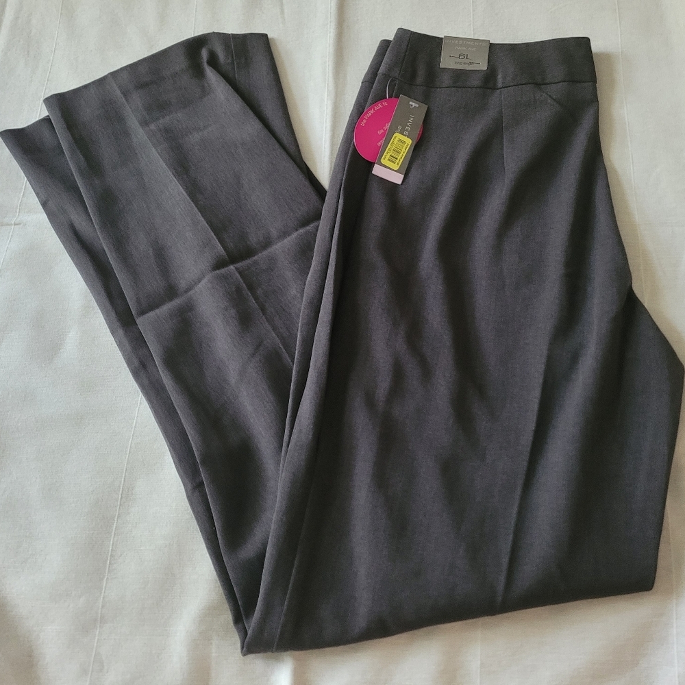 Investments Park Ave Sz 6 Long Womens Pants
